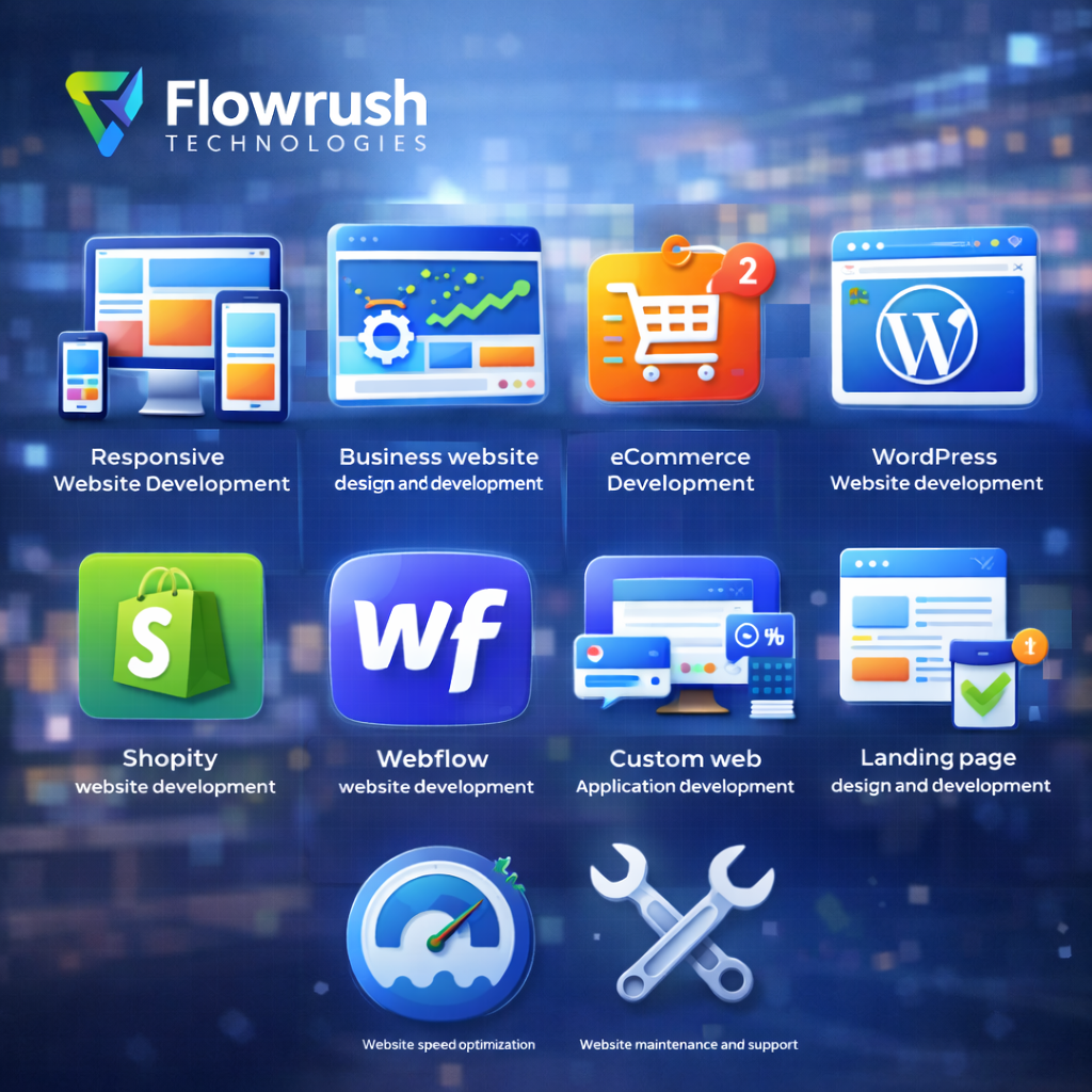 Website Development Services in Gurugram - Flowrush Technologies
